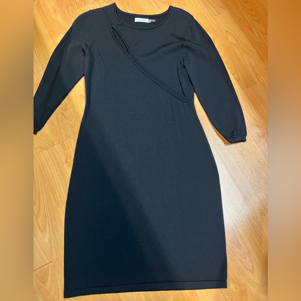 NWOT - Calvin Klein Sweater Dress in Black (US M)